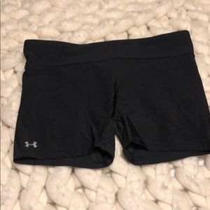 Black under armor compression shorts. Size XL